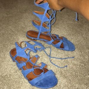Schultz Midcalf gladiator sandals.